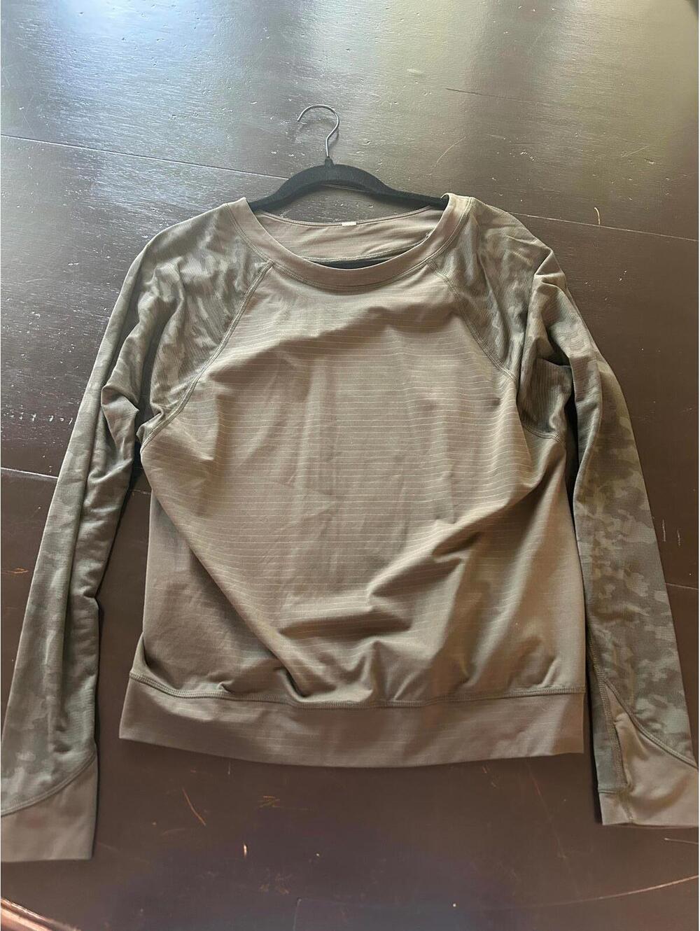 Lululemon Women's Camo Long Sleeve Shirt